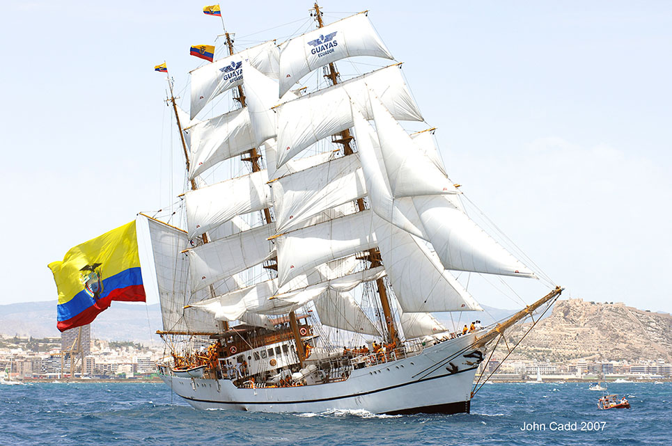 Segelfartyg Guayas